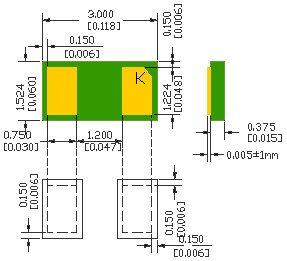 nanoDFN SMXCMSH5-40 Central Semi CMSH5-40 Rectifier Diode, 40V, 5A (CMSH5-40)