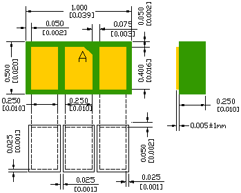 nanoDFN SMSSMV20425-06 kNOX SMV20425-09 kNOX SMV20425-09 Common Anode Varactor (Tuning) Diode 5pF