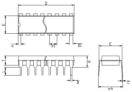 PLASTIC DUAL IN LINE PACKAGE